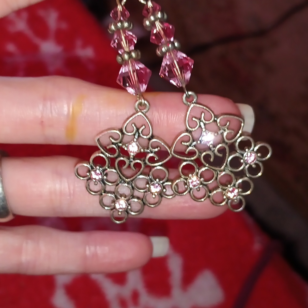 s925 Swarovski crystals  handcrafted - Picture 2 of 4